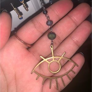 Homemade pair of earrings